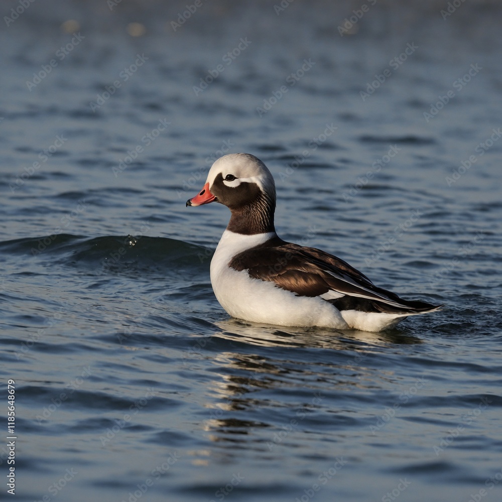 Compare the Long-tailed Duck’s winter and summer plumage. Compare the Long-tailed Duck’s winter and summer plumage.