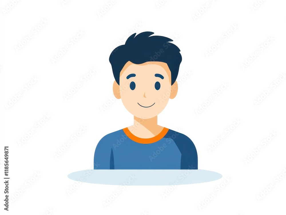 Smiling man, a portrait of happiness, joy and positive emotions Smiling man, a portrait of happiness, joy and positive emotions