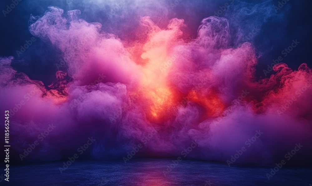 A vibrant display of colorful smoke swirling in a dramatic scene, creating an atmospheric and artistic effect. A vibrant display of colorful smoke swirling in a dramatic scene, creating an atmospheric and artistic effect.