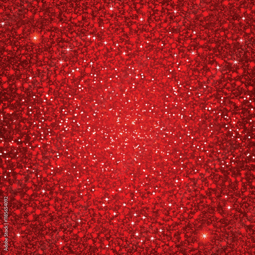 Glitter Galaxy, Red glitter shiny vector background.