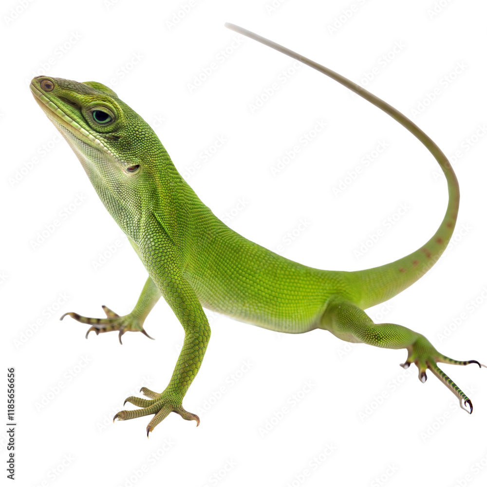 Fototapeta premium Anole Lizard AI Generated Image