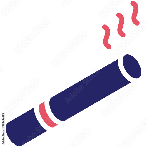 Smoking vector icon illustration of Lifestyles iconset.