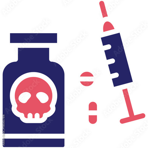 Drug Use vector icon illustration of Lifestyles iconset.