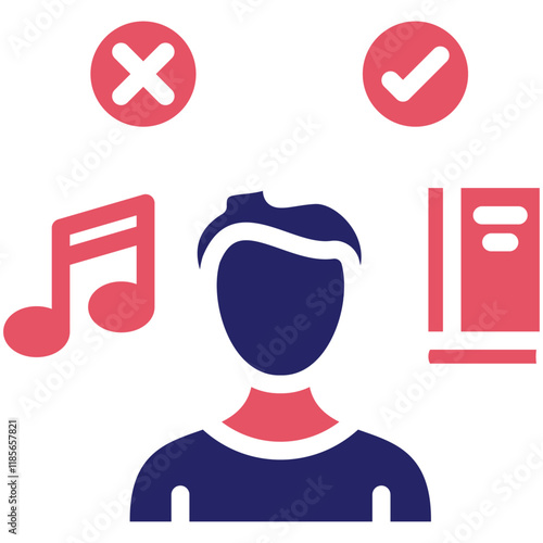 Alternative Lifestyle vector icon illustration of Lifestyles iconset.