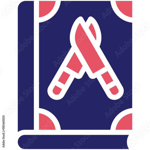 Literary Crime vector icon illustration of Literature iconset.