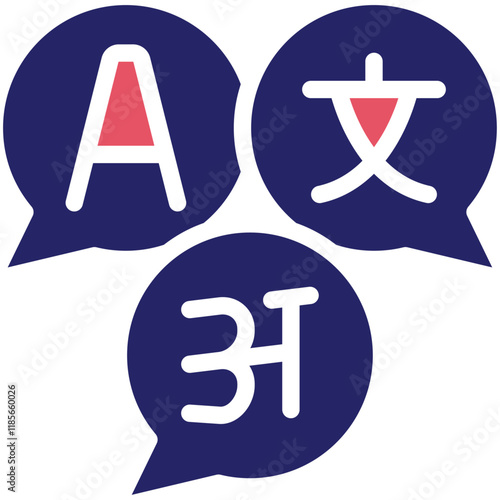 Language vector icon illustration of Literature iconset.