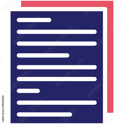 Essay vector icon illustration of Literature iconset.