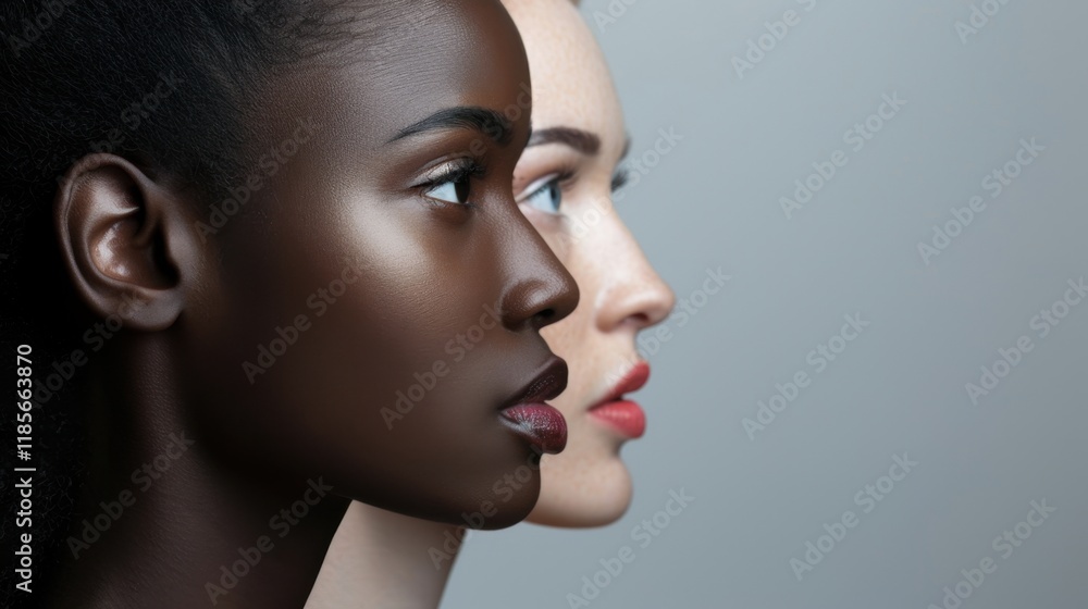 Fototapeta premium Discrimination: Facing bias or unfair treatment because of race, gender, religion, or other factors, leading to systemic inequalities and societal harm. 