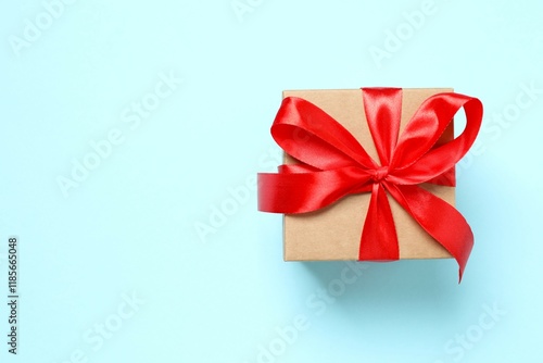 Wallpaper Mural Beautiful gift on a colored background Torontodigital.ca