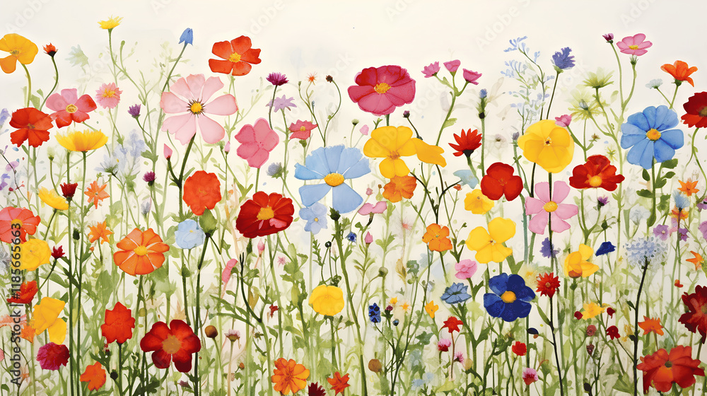 Obraz premium field of flowers