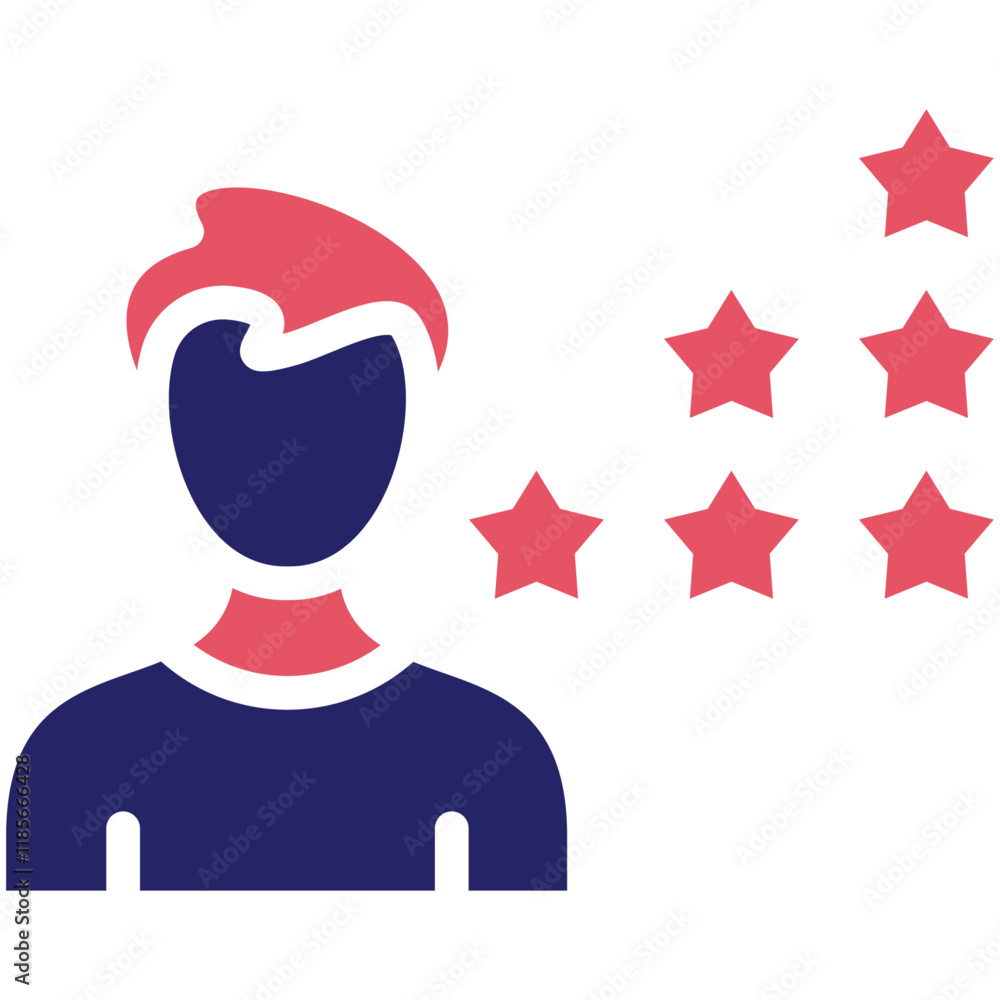 Employee Ratings vector icon illustration of Business & Economy iconset.