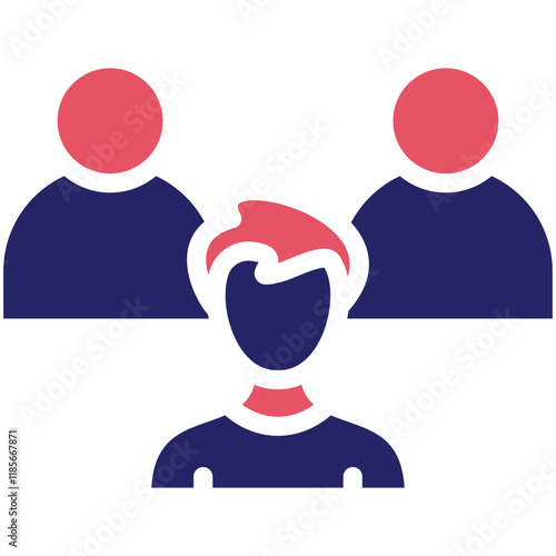 Candidate vector icon illustration of Human Resource iconset.
