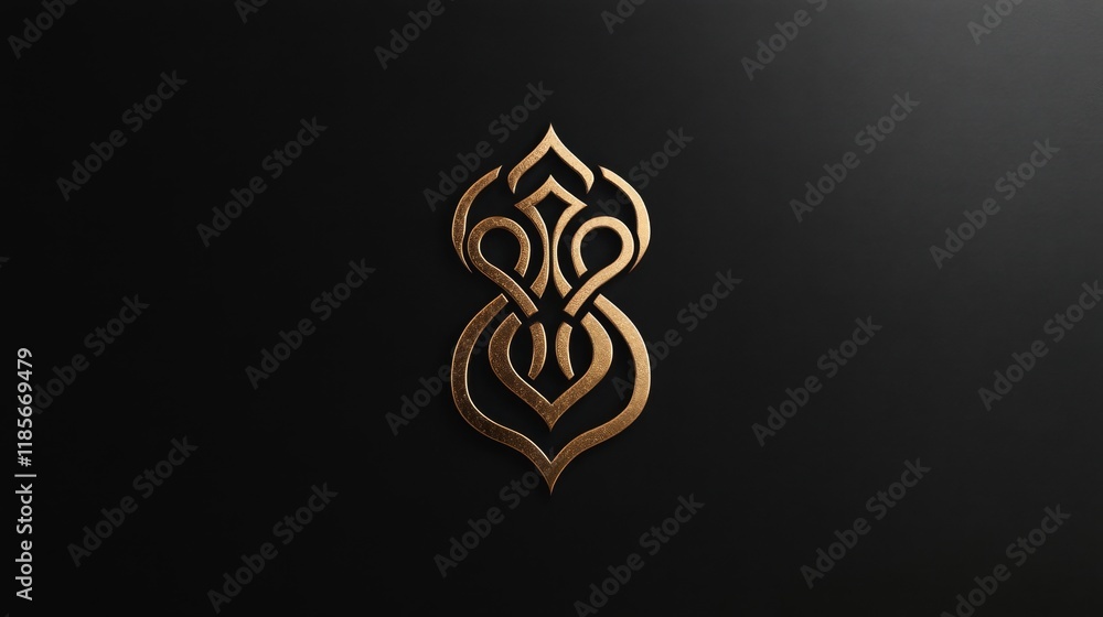 Intricate golden emblem design digital art abstract minimalist background close-up view symbolism in art Intricate golden emblem design digital art abstract minimalist background close-up view symbolism in art
