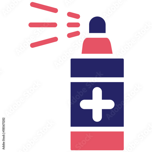 Antiseptic vector icon illustration of Pharmacy iconset.