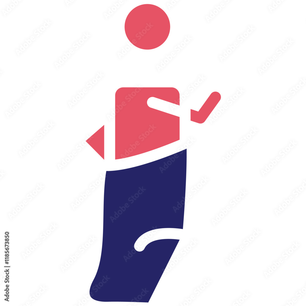 Jumping Sack vector icon illustration of Festa Junina iconset.