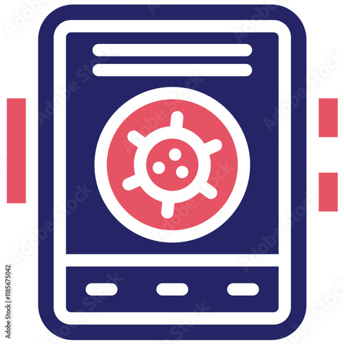 Contact Tracing vector icon illustration of Infectious Diseases iconset.