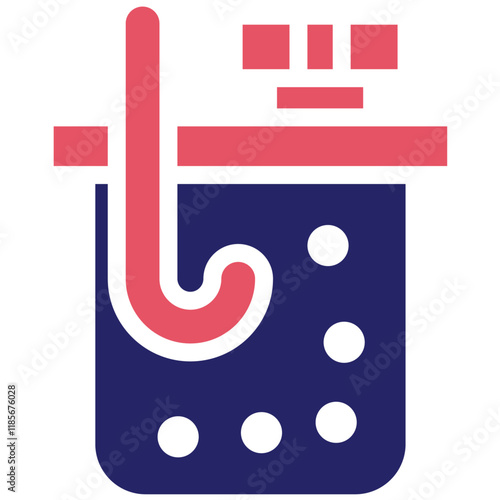 Aeration vector icon illustration of Lab iconset.