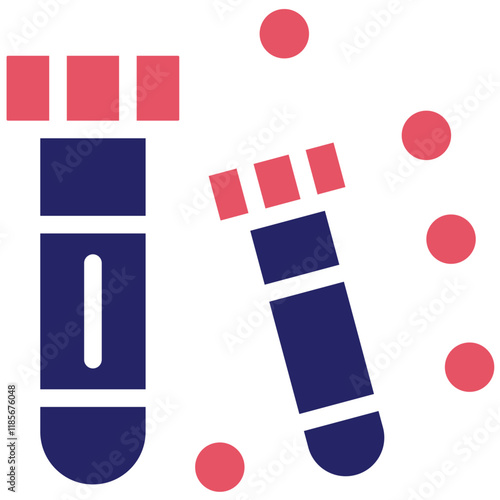 Test Tube vector icon illustration of Lab iconset.