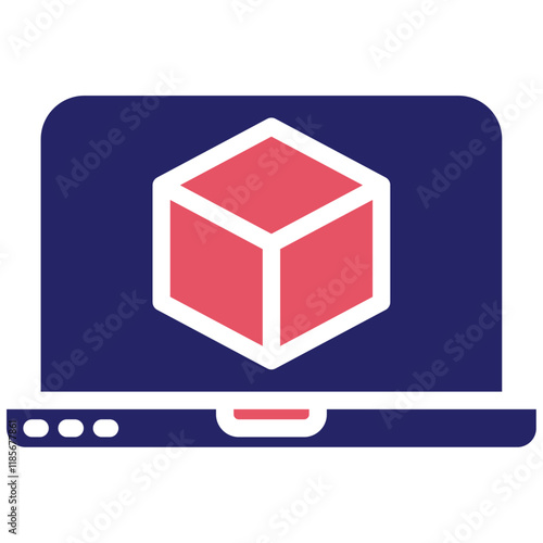 Network Virtualization vector icon illustration of Networking iconset.