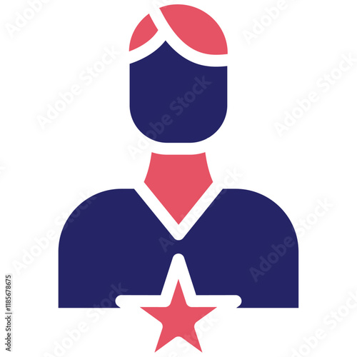 Expertise vector icon illustration of Leadership iconset.