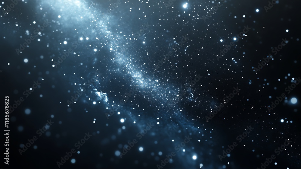 Fototapeta premium Deep space nebula shining with stars