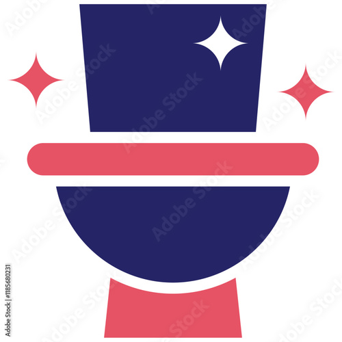 Cleaning Toilet vector icon illustration of Cleaning and Dusting iconset.