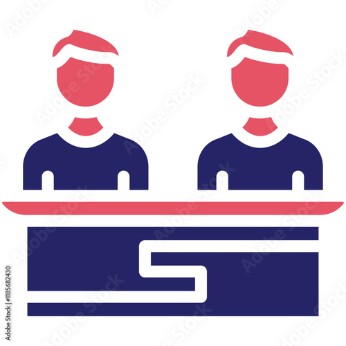 Committee vector icon illustration of Law & Legislation iconset.