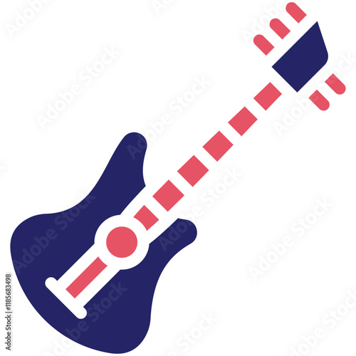 Bass vector icon illustration of Fishing iconset.