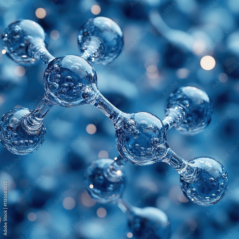 A close-up view of a molecular structure, emphasizing its intricate design and scientific significance. A close-up view of a molecular structure, emphasizing its intricate design and scientific significance.