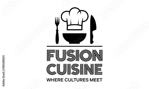 Fusion cuisine Food vector clipart