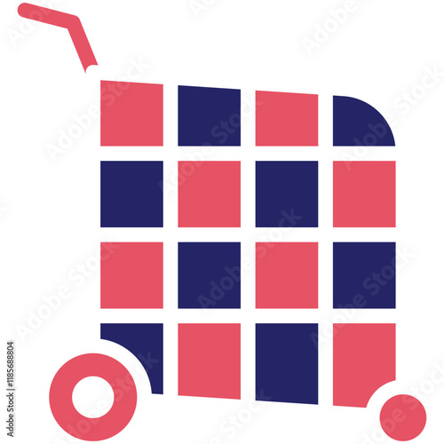 Shopping Cart vector icon illustration of Fashion Ecommerce iconset.