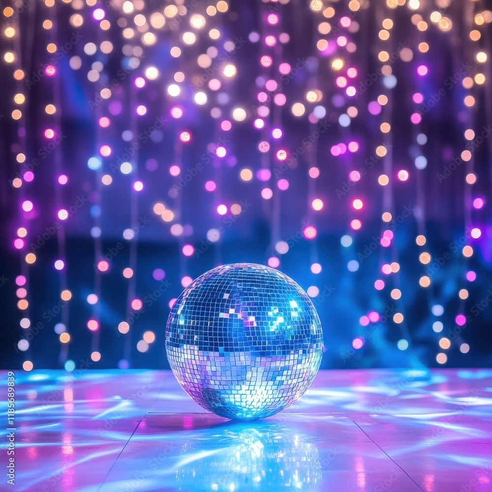 Fototapeta premium Disco Ball Under the Lights 