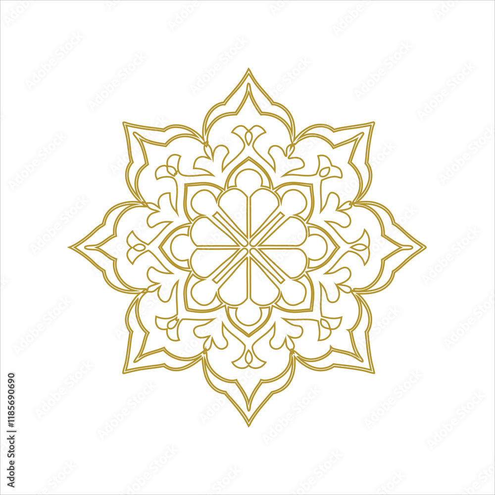 create a mandala silhouette vector icon desing with a white background create a mandala silhouette vector icon desing with a white background