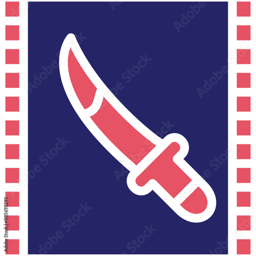 Thriller vector icon illustration of Filmmaking iconset.