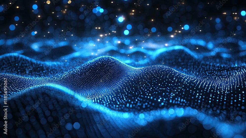 A glittering abstract blue background, out of focus. - A glittering abstract blue background, out of focus. -