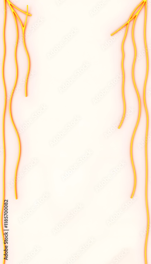 orange glowing line effect, Paper Cutout style, with white tones orange glowing line effect, Paper Cutout style, with white tones