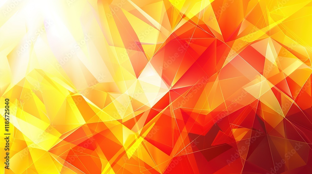 Modern and minimal abstract background in orange, yellow, and red hues featuring a banner adorned with geometric shapes like lines, stripes, and triangles. The gradient effect adds a touch of elegance Modern and minimal abstract background in orange, yellow, and red hues featuring a banner adorned with geometric shapes like lines, stripes, and triangles. The gradient effect adds a touch of elegance