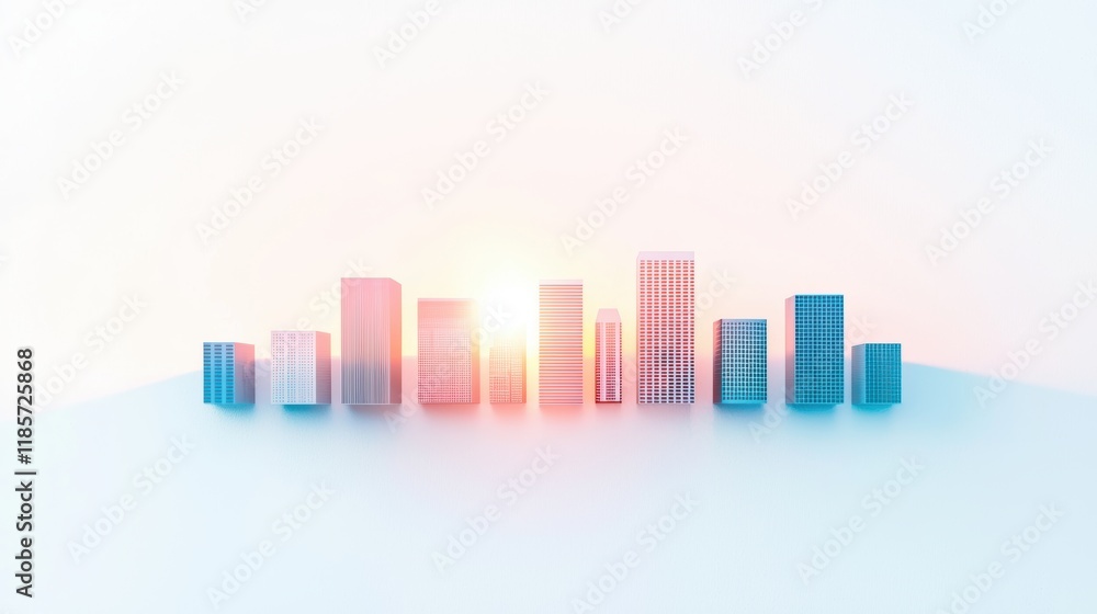 A panoramic view of a city skyline bathed in the warm, golden light of sunrise, with buildings casting long shadows, capturing the beauty of urban awakening. A panoramic view of a city skyline bathed in the warm, golden light of sunrise, with buildings casting long shadows, capturing the beauty of urban awakening.