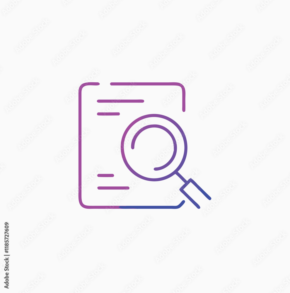 Minimalist Search Icon Vector Graphics Minimalist Search Icon Vector Graphics