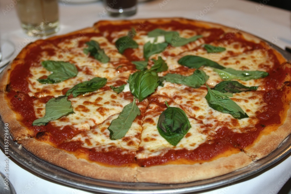Fresh Gluten-Free Pizza with Tomato and Basil Toppings Fresh Gluten-Free Pizza with Tomato and Basil Toppings