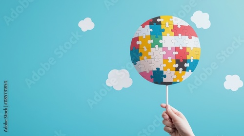 Silhouettes of people from around the world holding up puzzle pieces that form a complete globe, symbolizing the interconnectedness of global teams.