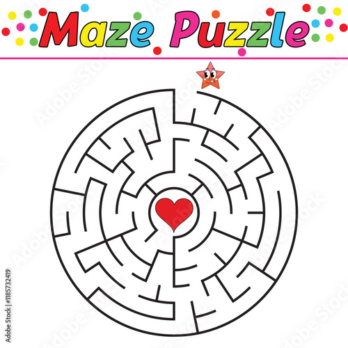 maze puzzle vector