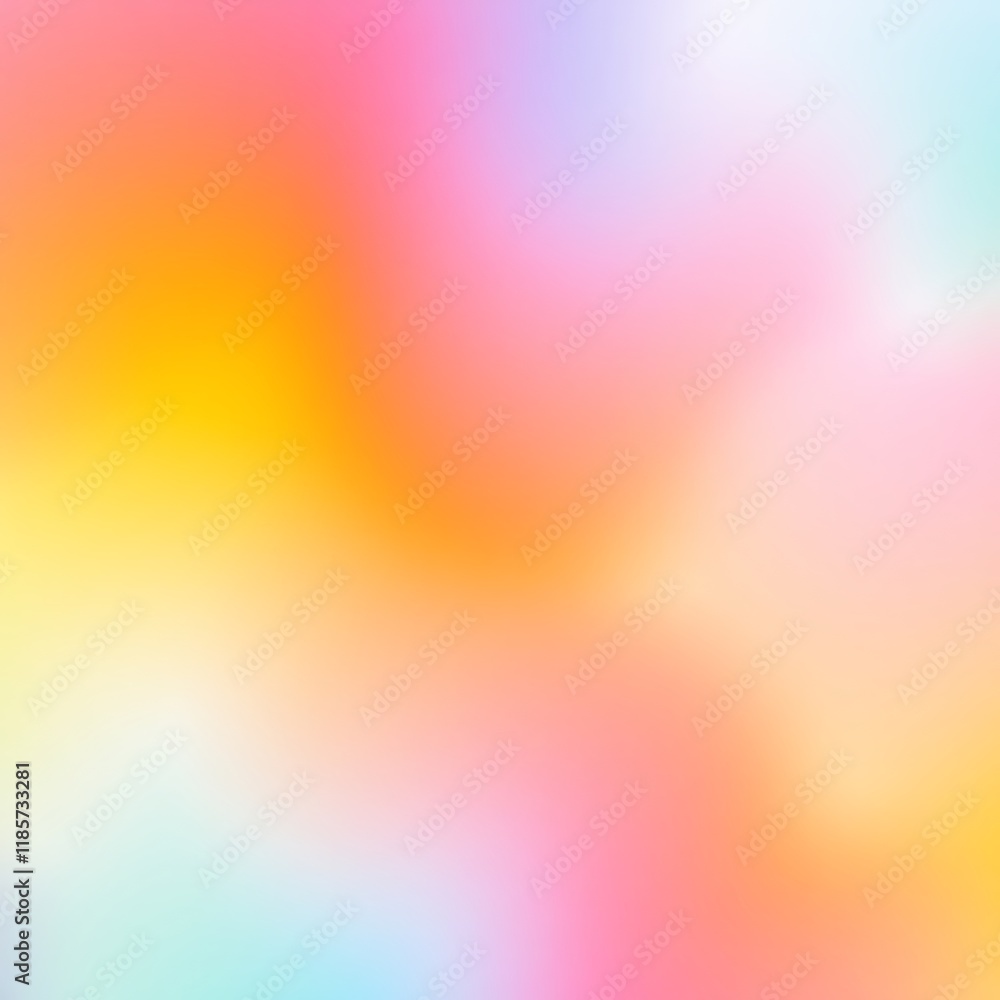 Abstract pastel rainbow blurred background. Abstract pastel rainbow blurred background.