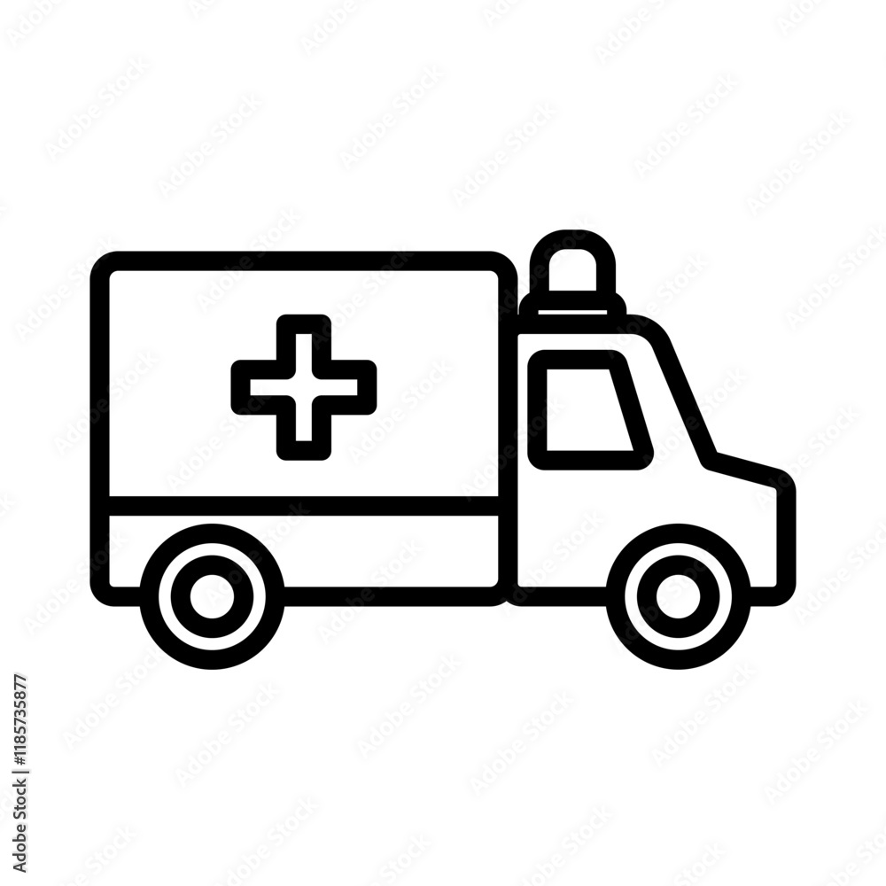 ambulance car icon, simple flat style, logo sign symbol vector illustration pictogram, isolated on white for mobile app ambulance car icon, simple flat style, logo sign symbol vector illustration pictogram, isolated on white for mobile app