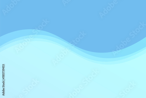 シンプルなウェーブの背景イラスト
