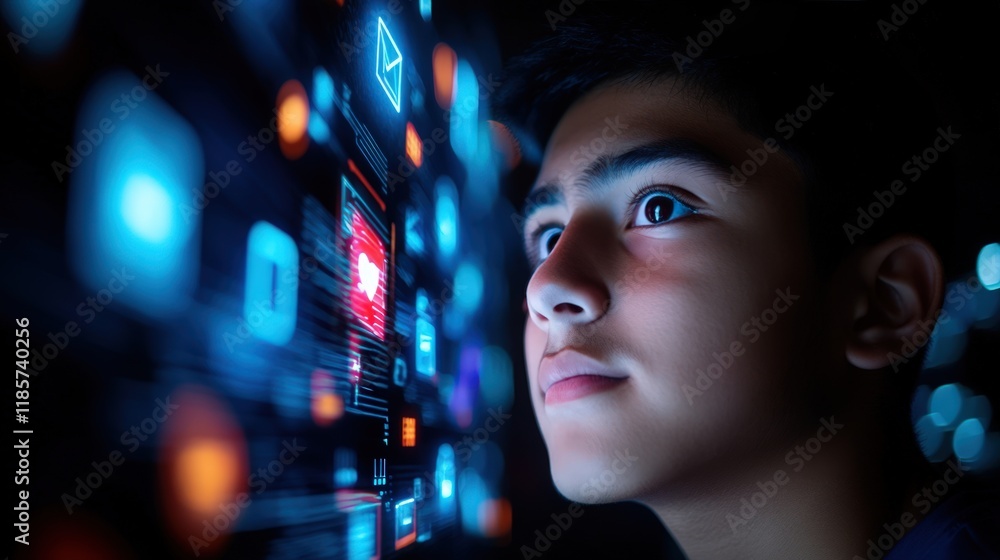 Teenager's Fascination with Digital World Teenager's Fascination with Digital World