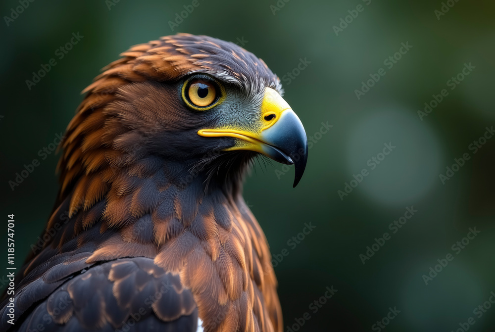 Close-up portrait of a golden eagle Close-up portrait of a golden eagle