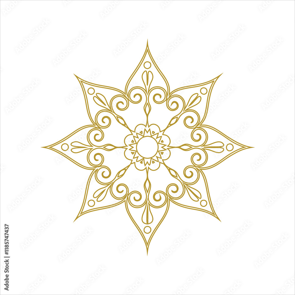 create a mandala silhouette vector icon desing with a white background create a mandala silhouette vector icon desing with a white background