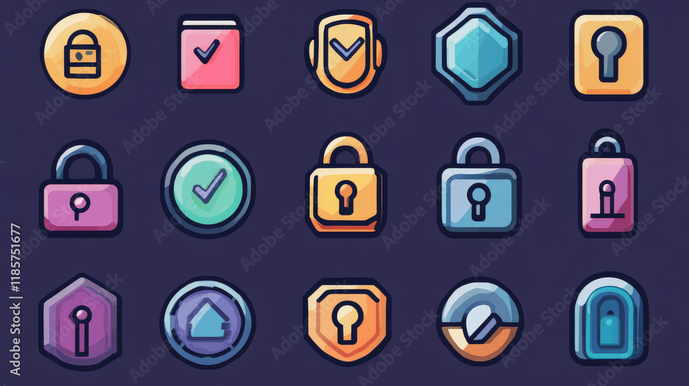 2FA two factor verification line icons for personal authentication, vector pictograms. Secure access, 2FA identification or two factor authentication with mobile password or token key authorization 2FA two factor verification line icons for personal authentication, vector pictograms. Secure access, 2FA identification or two factor authentication with mobile password or token key authorization