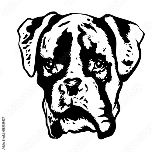 Dog Heads Illustrations